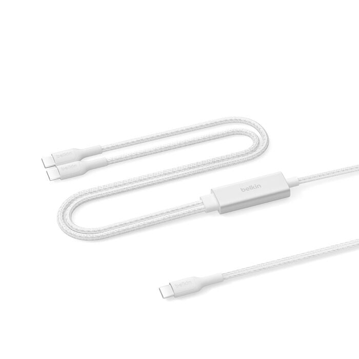Belkin BoostCharge Pro Braided USB-C Cable 1.5M - 140W Fast Charge - White Belkin