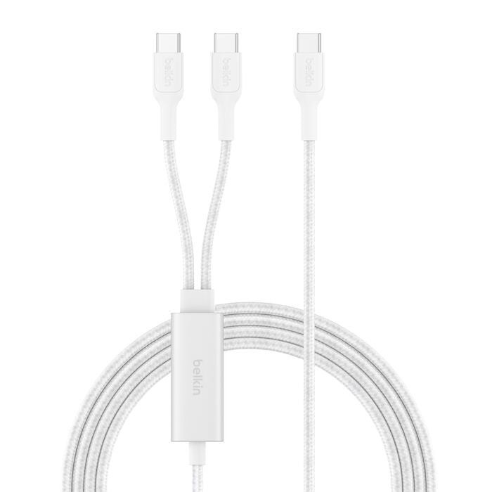 Belkin BoostCharge Pro Braided USB-C Cable 1.5M - 140W Fast Charge - White Belkin