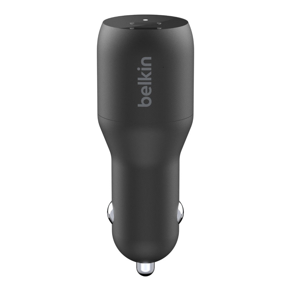 Belkin BoostCharge 36W Dual USB-C Car Charger for iPhone - Black Belkin