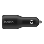Belkin BoostCharge 36W Dual USB-C Car Charger for iPhone - Black Belkin
