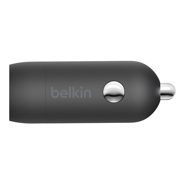Belkin BoostCharge 30W USB-C Car Charger with USB-C Cable - Black Belkin