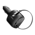 Belkin BoostCharge 75W Retractable Car Charger | Fast USB-C & USB-A Belkin