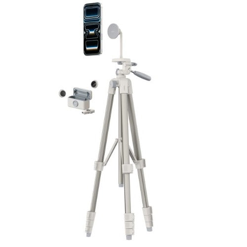Belkin Stage Creator Kit | Phone Tripod, Wireless Mics & Magnetic Mount - White