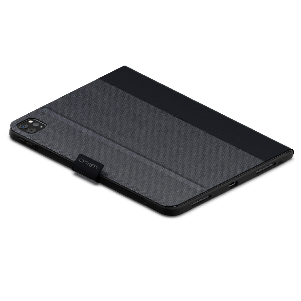 Cygnett TekView Black Case for iPad Pro 11 (M4/M5) - Drop Proof, Pencil Slot 