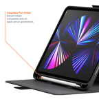 Cygnett TekView Black Case for iPad Pro 11 (M4/M5) - Drop Proof, Pencil Slot 