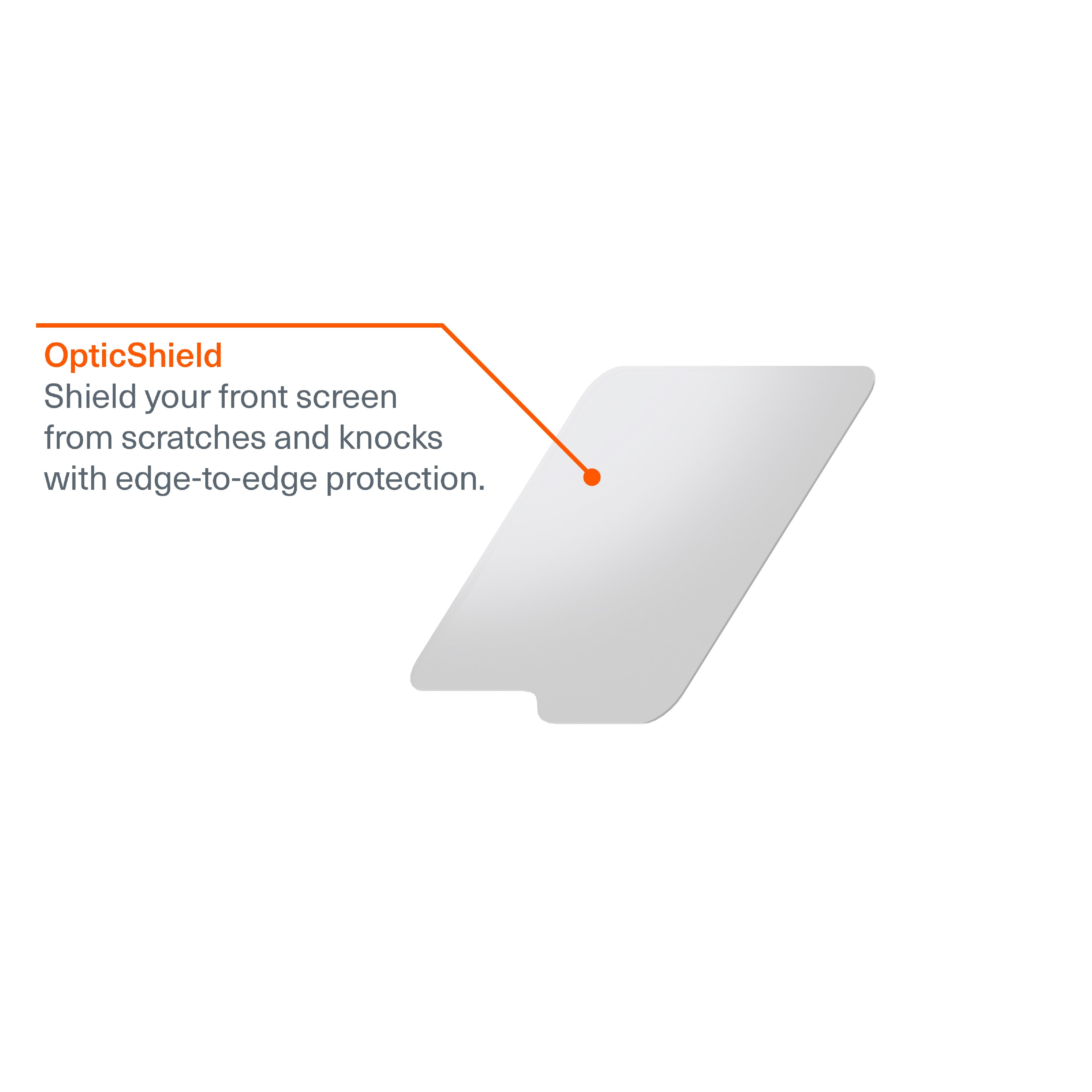 Cygnett OpticShield Z Flip6 Tempered Glass Screen Protector - Scratch Guard 