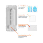 Cygnett CeramicShield iPhone Air 6.5 Tempered Glass Screen Protector | Drop-Proof 