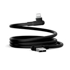Cygnett DriveSync Right Angle Silicone Lightning to USB-A Cable 0.7M 