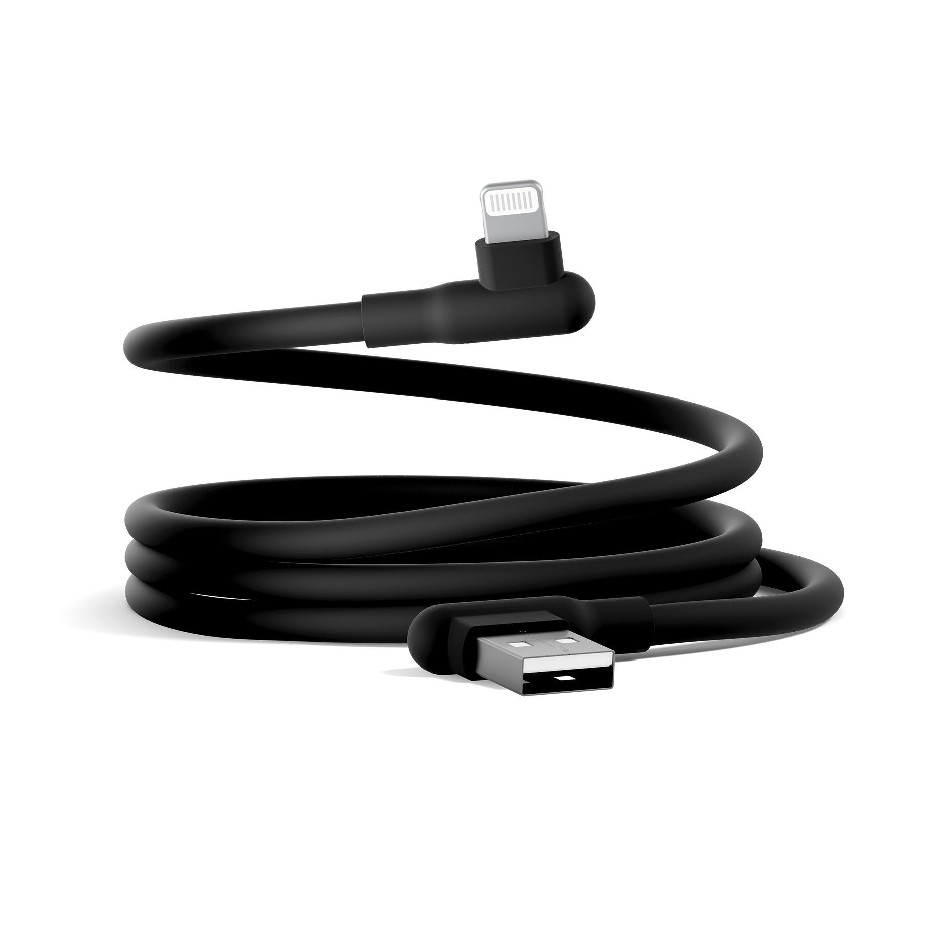 Cygnett DriveSync Right Angle Silicone Lightning to USB-A Cable 0.7M 