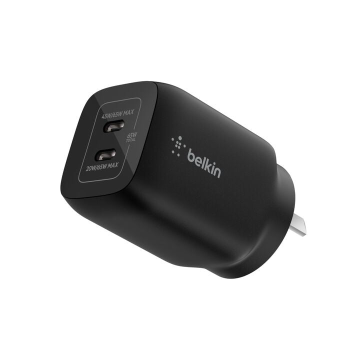 Belkin Dual USB-C 65W Gaming Wall Charger for Nintendo Switch 2 Belkin