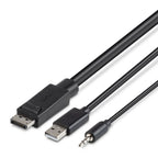 Belkin Secure KVM DisplayPort Cable 6ft - TAA, 4K@60Hz, High Retention Belkin