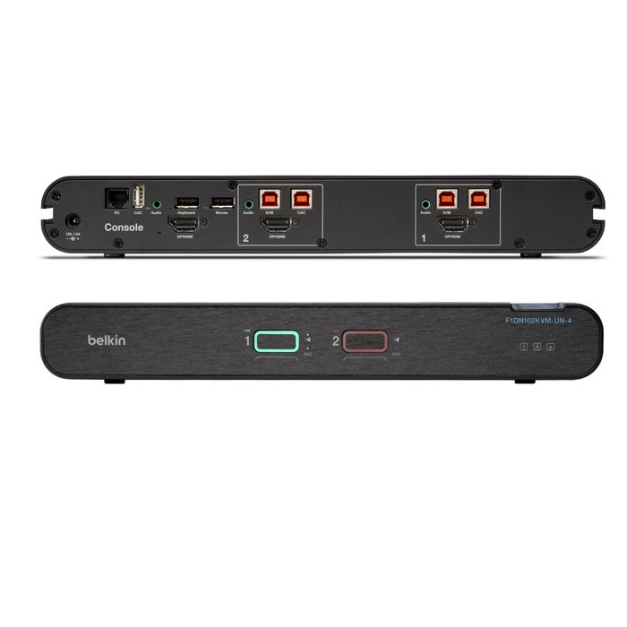 Belkin Secure KVM Switch w/ CAC - Universal 2nd Gen - Black Belkin