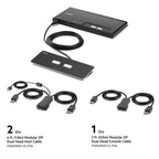 Belkin Secure KVM Switch 2-Port Dual Head DP PP4.0 with Remote Belkin