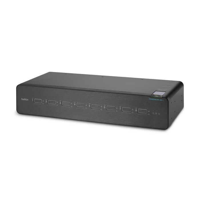 Belkin Secure KVM Switch - 8-Port Dual Head w/ CAC - Black Belkin