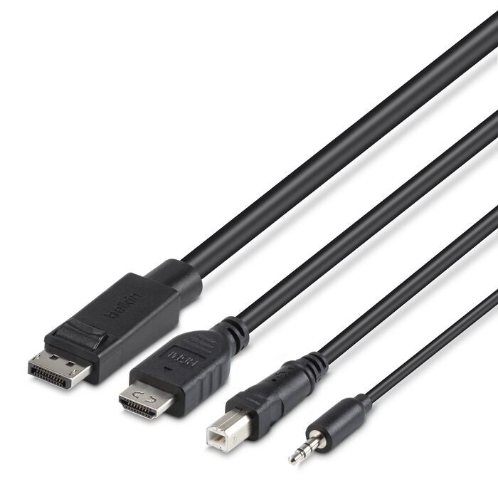 Belkin Secure KVM TAA Dual HDMI DP Switch with USB Audio - 3 Year Warranty Belkin