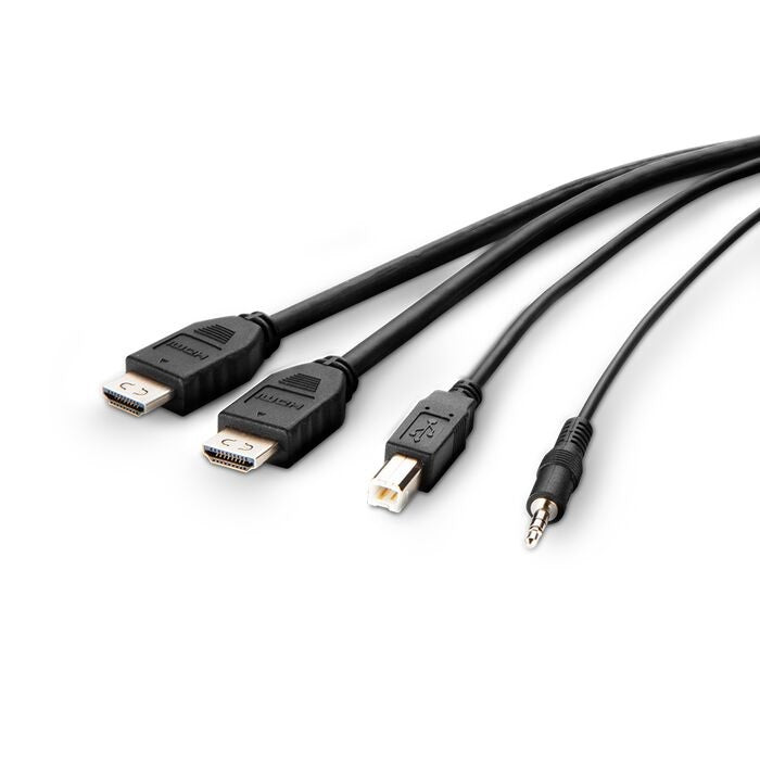 Belkin Secure KVM Dual HDMI USB Audio Cable - TAA Compliant 1.8M Black Belkin