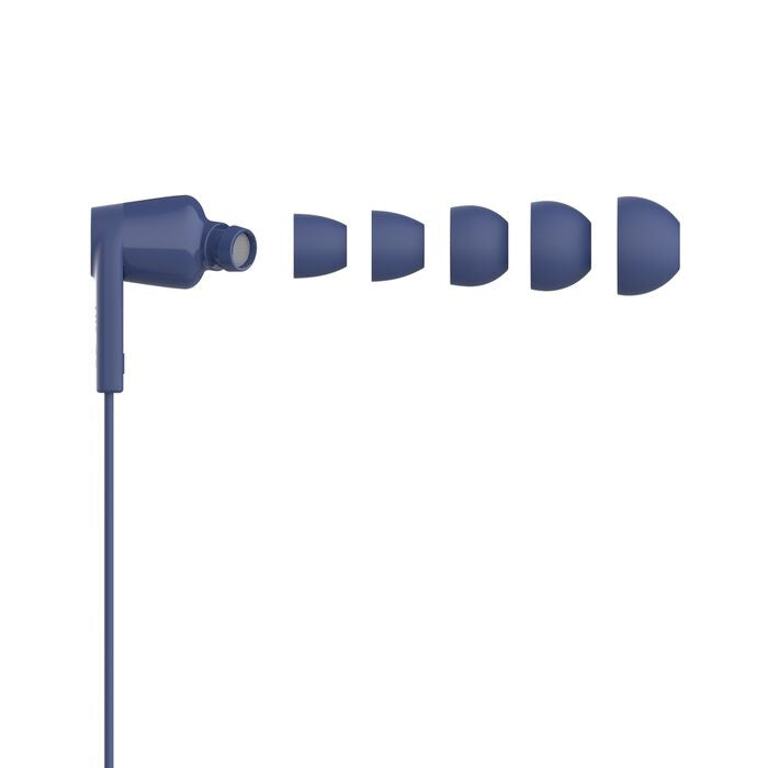 Belkin SoundForm USB-C Wired Earbuds with Volume Limiter - Blue 