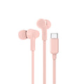 Belkin SoundForm Pink USB-C Wired Earbuds | Safe Volume Limiter Belkin