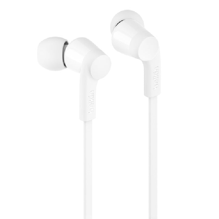 Belkin SoundForm USB-C Wired Earbuds - White with Volume Limiter Belkin