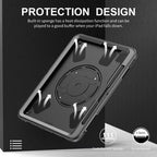 Rugged Apple iPad Pro 13-inch Case (M4/M5) - Kickstand, Hand & Shoulder Strap 