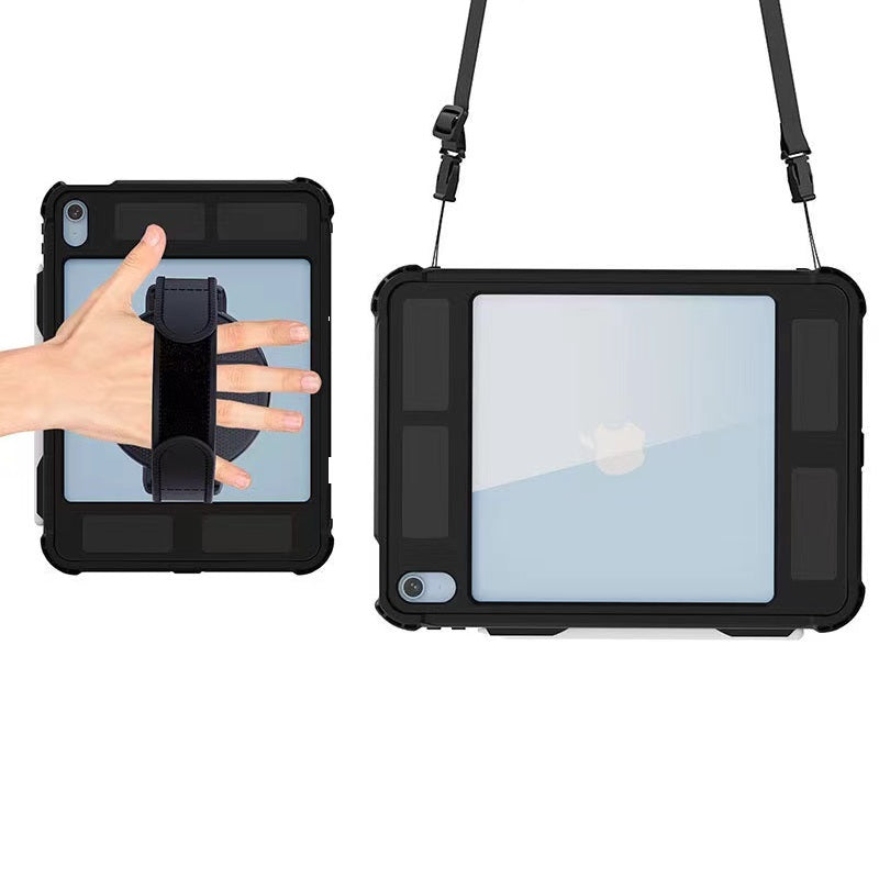 Black Waterproof Case for iPad 10th Gen (10.9) & iPad 11th Gen (11) - IP68 Drop Protection 