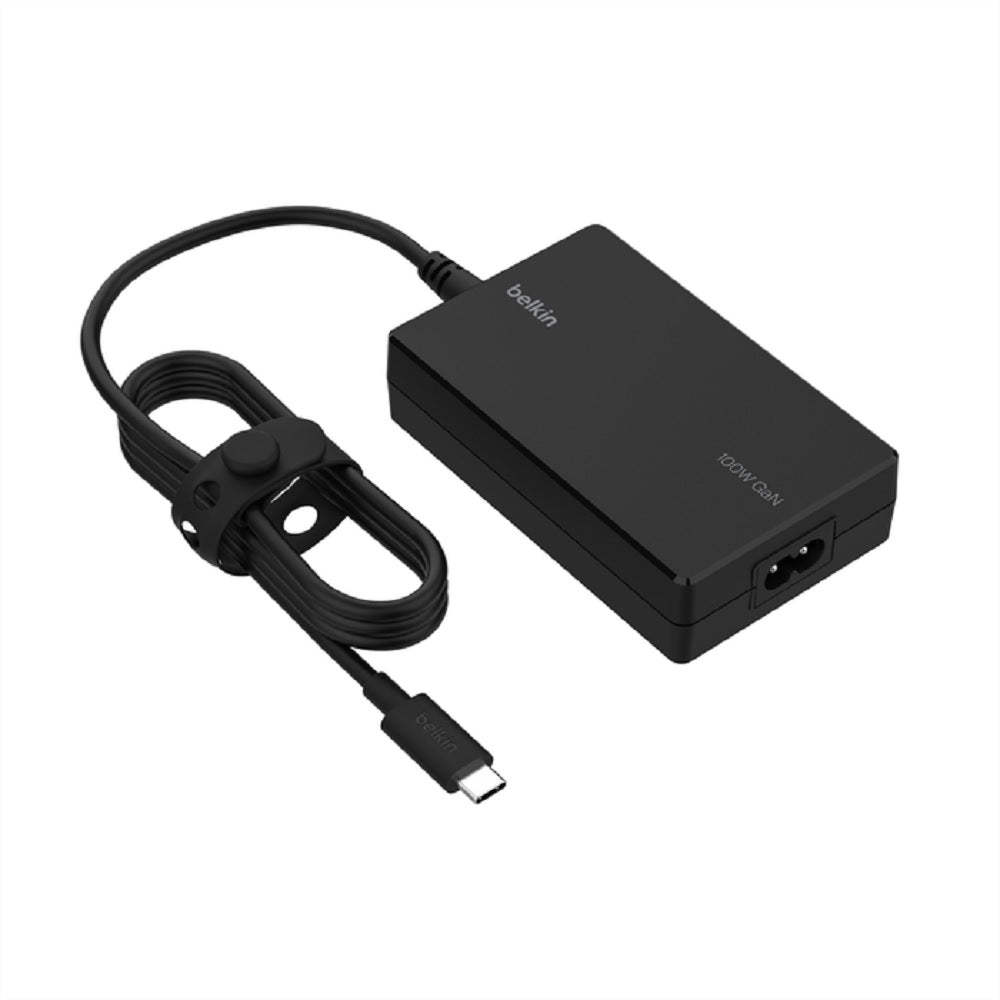 Belkin 100W USB-C GaN Fast Charger + 1.5M Cable - Black Belkin