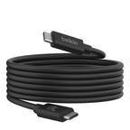 Belkin USB4 USB-C Cable 1.2M - 240W, 4K Video, Thunderbolt 4 Black Belkin
