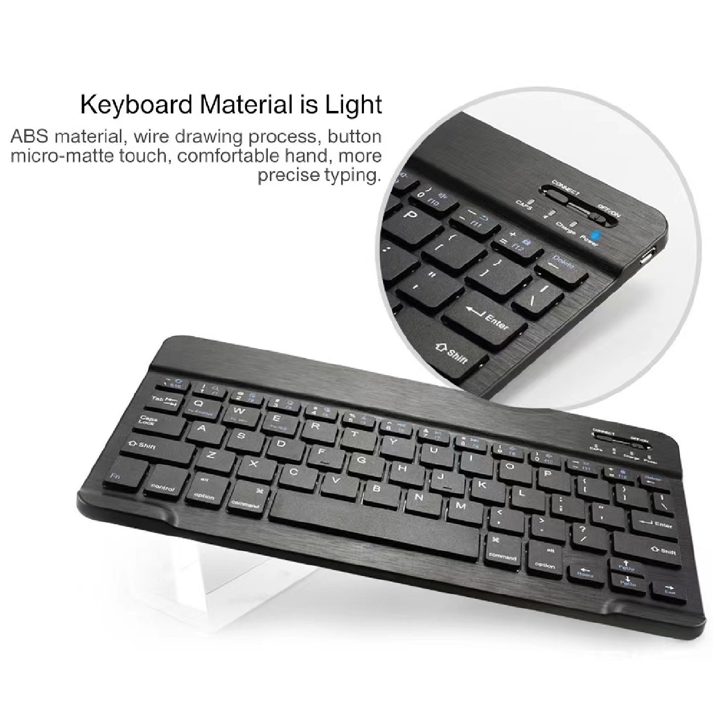 Samsung Galaxy Tab A9+ (11) Keyboard Case Black - Slim & Lightweight 