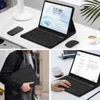 Lenovo Tab M11 Keyboard Case Black - Magnetic Protective Cover 