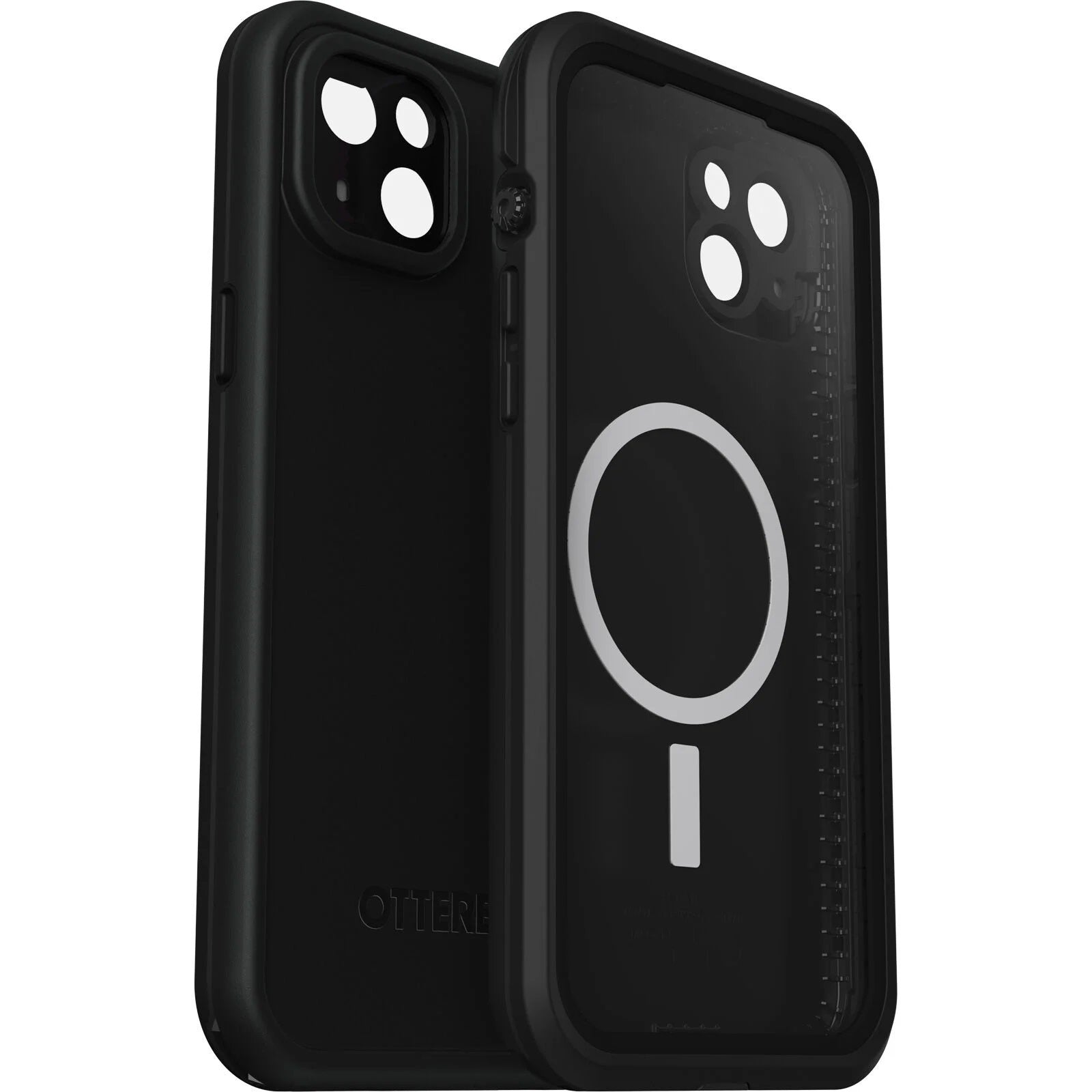 OtterBox FRE MagSafe iPhone 14 Plus Case Black - Waterproof, Screen Protector Otterbox