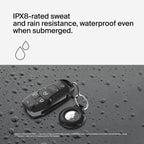 Belkin Waterproof Secure AirTag Holder with Key Ring (2-Pack) - Black Belkin