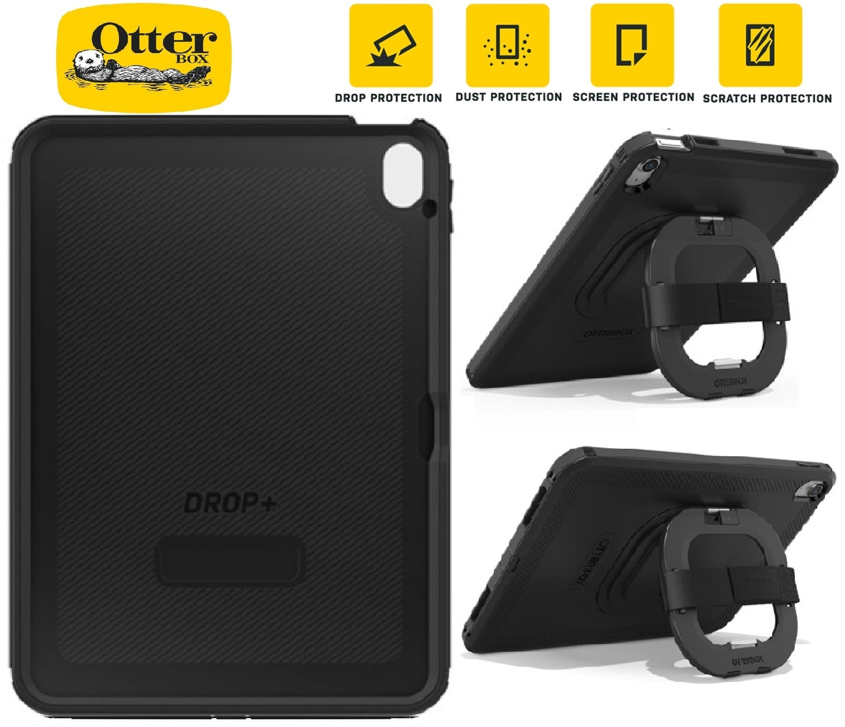 OtterBox Defender iPad 11th & 10th Gen Case - Black, 7-Year Warranty Otterbox