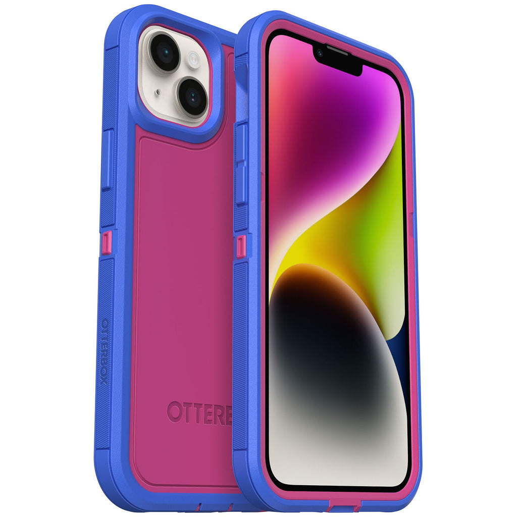 OtterBox Defender XT MagSafe iPhone 14 Plus Case | Pink Blooming Lotus Otterbox