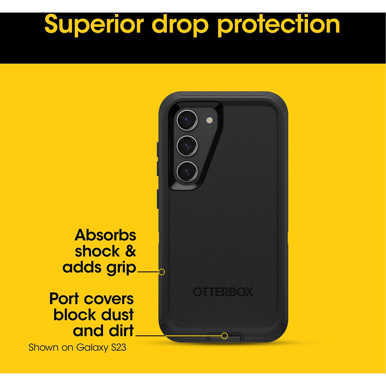 OtterBox Defender S24 Ultra Case Black | 5X Military Drop Protection Otterbox
