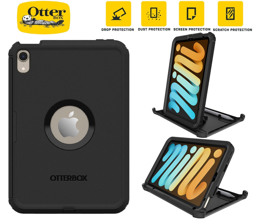OtterBox Defender Case for iPad Mini 6th & 7th Gen (8.3) - Black Otterbox