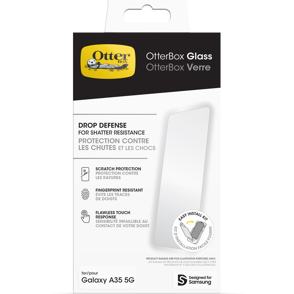 OtterBox Glass Screen Protector for Samsung Galaxy A35 5G - Drop & Scratch Proof Otterbox