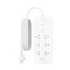 Belkin SurgePro 6-Outlet Surge Protector | Dual 30W USB-C Ports - White Belkin