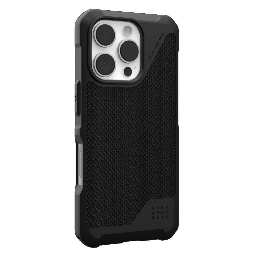 UAG Metropolis LT MagSafe iPhone 16 Pro Rugged Case - Kevlar Black 