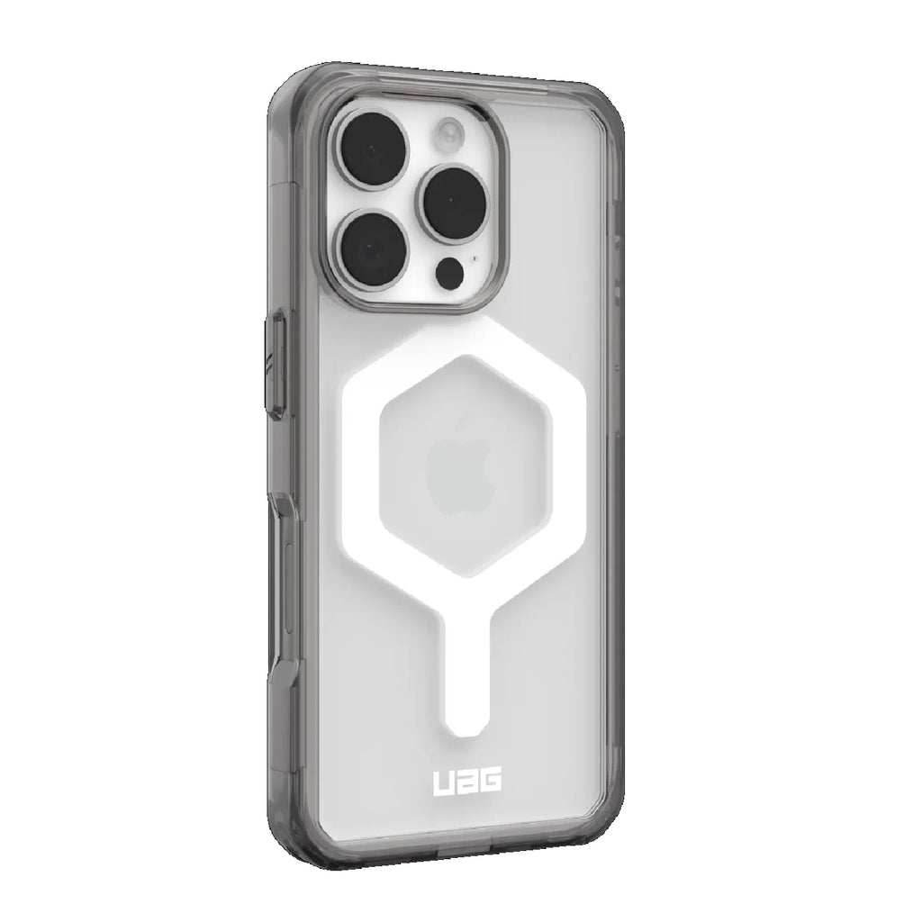 UAG Plyo MagSafe iPhone 16 Pro Max Rugged Case - Ash/White | 16ft Drop Protection 