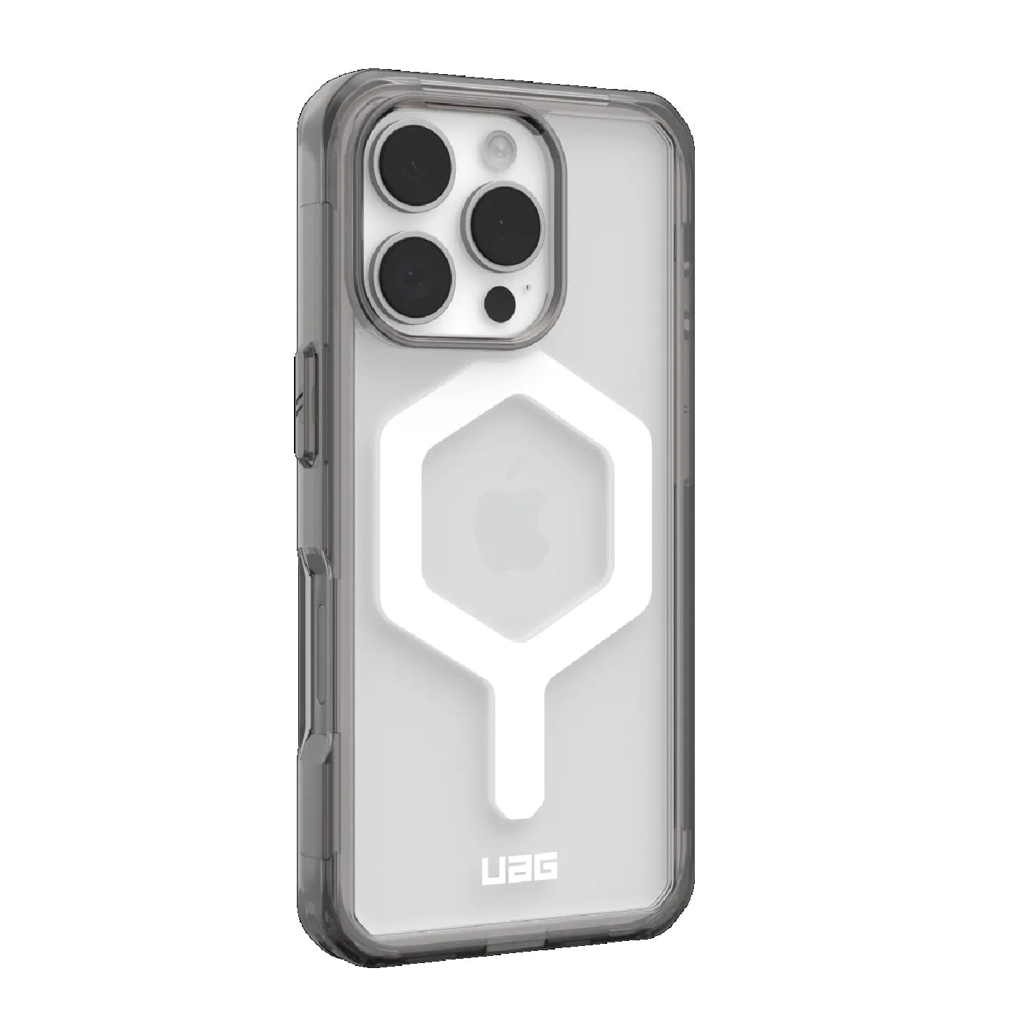 UAG Plyo MagSafe iPhone 16 Pro Max Rugged Case - Ash/White | 16ft Drop Protection 