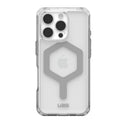 UAG Plyo MagSafe Rugged Case for iPhone 16 Pro - Ice/Silver | 16ft Drop Proof