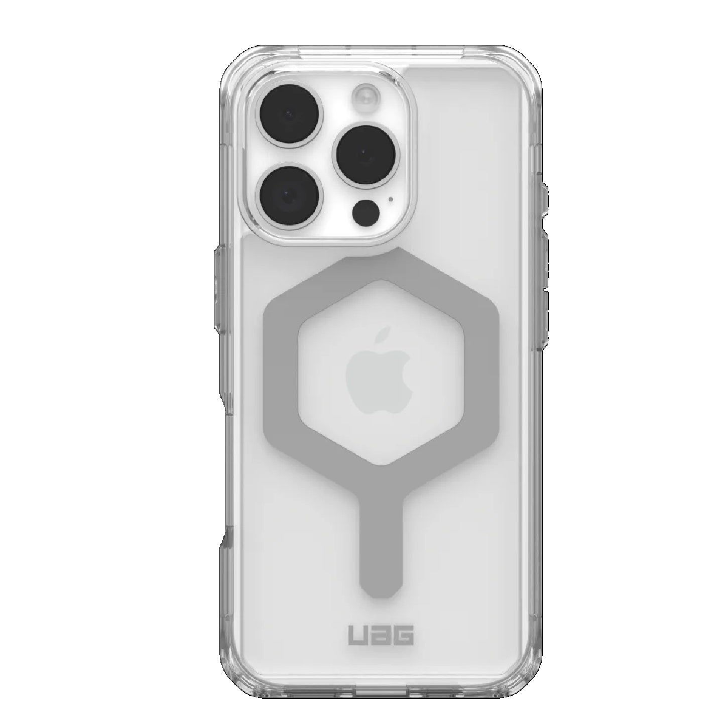 UAG Plyo MagSafe Rugged Case for iPhone 16 Pro - Ice/Silver | 16ft Drop Proof
