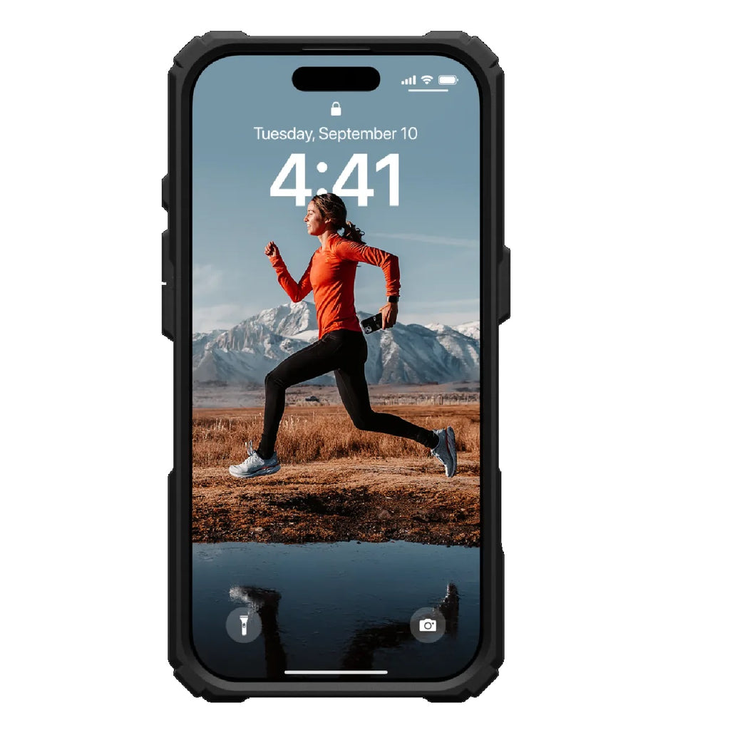 UAG Plasma XTE MagSafe iPhone 16 Pro Rugged Case - Black/Clear, 20ft Drop Protection 