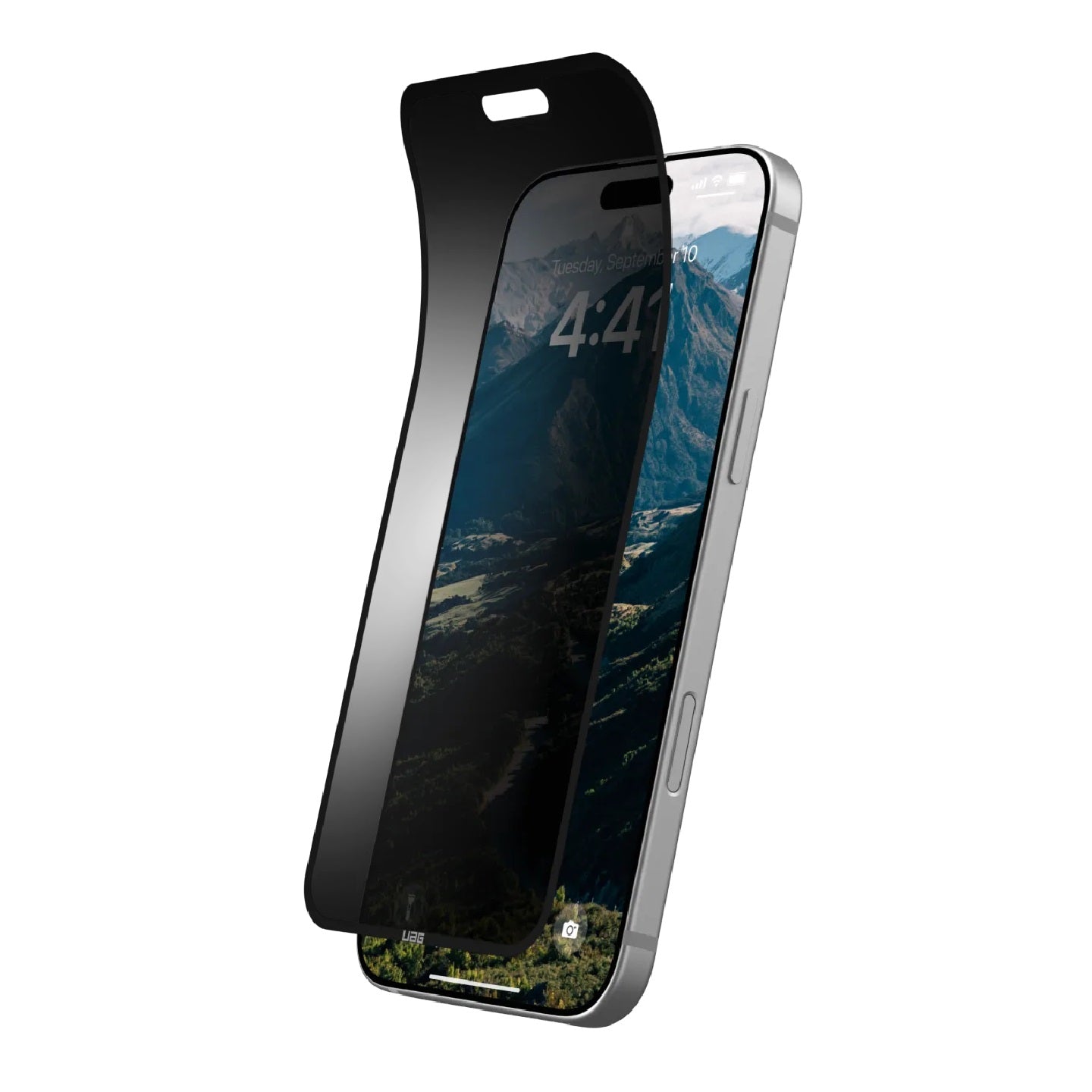 UAG Privacy Screen Protector for iPhone 16/15 (6.1) - Removable Glass, Anti-Glare