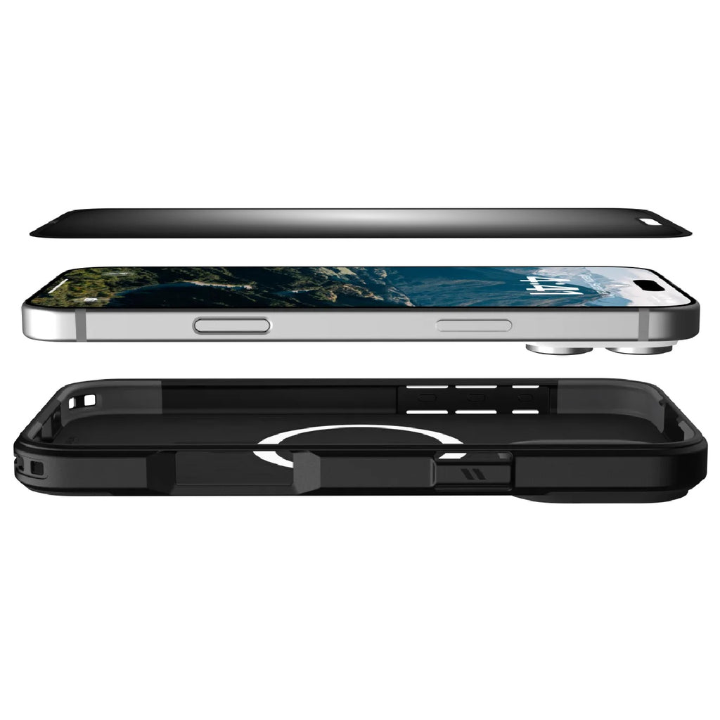 UAG Privacy Screen Protector for iPhone 16/15 (6.1) - Removable Glass, Anti-Glare