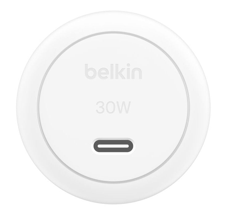 Belkin BoostCharge 30W USB-C Wall Charger with Cable - White Belkin