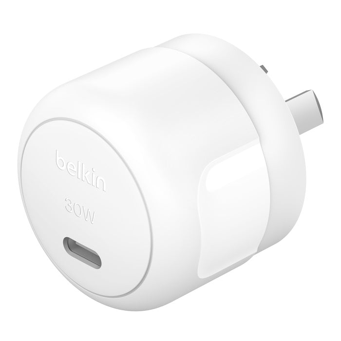 Belkin BoostCharge 30W USB-C Compact Wall Charger - White Belkin