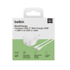 Belkin BoostCharge 65W USB-C Fast Wall Charger + Cable for Laptops & Tablets Belkin