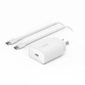 Belkin BoostCharge 25W Fast USB-C Wall Charger & Cable - White Belkin