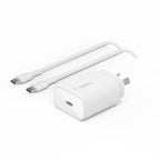 Belkin BoostCharge 25W Fast USB-C Wall Charger & Cable - White Belkin